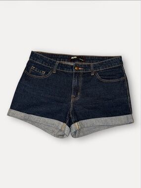 BDG Women’s Dark Cuffed Denim Shorts